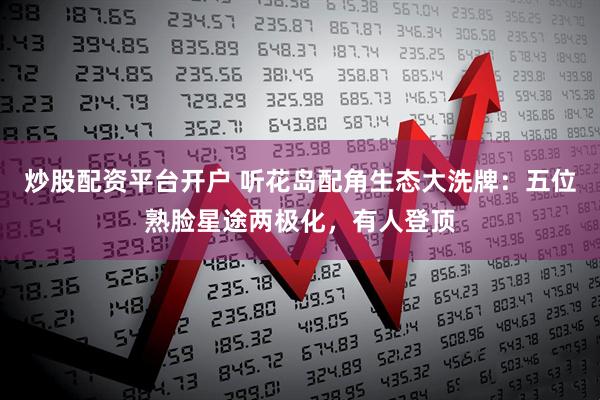 炒股配资平台开户 听花岛配角生态大洗牌：五位熟脸星途两极化，有人登顶